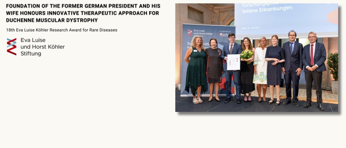 Targeted activation of 'genetic self-help': Eva Luise Köhler Research Award for Didier Stainier