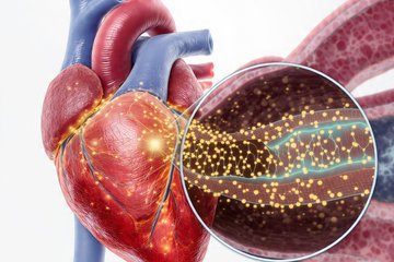 Heart with an angiocrine appearance